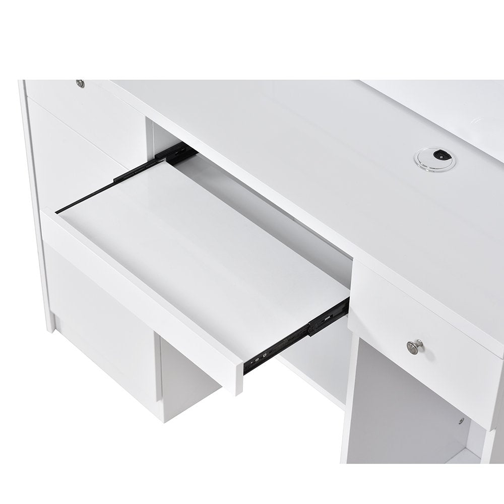 Gattino Modern Reception Desk ADA approved with LED Lighting