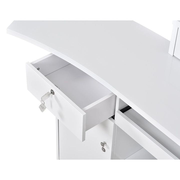 Gattino Modern Reception Desk ADA approved with LED Lighting