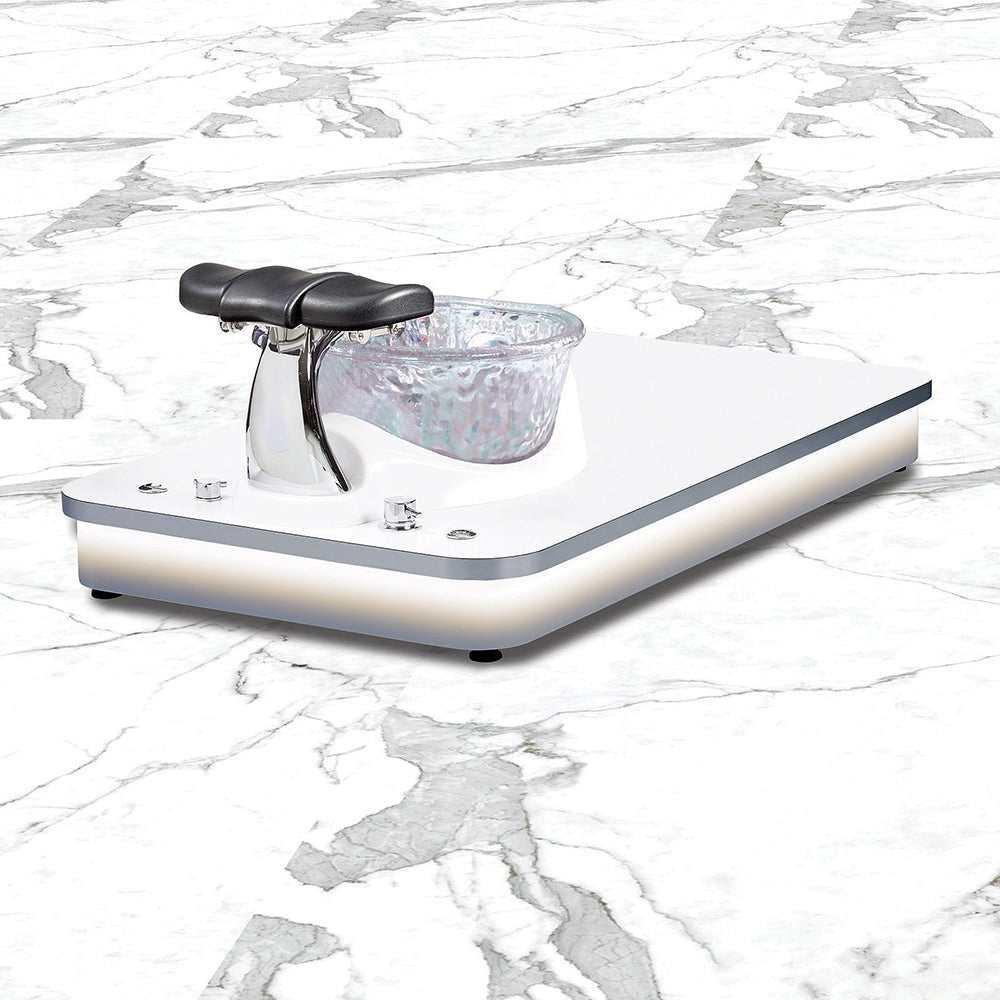 Felicity Freeform Only for Pedicure Chair with LED built.  Compatible with most full function shiatsu massage system.  Easy hook up.  White color is upgrade.    